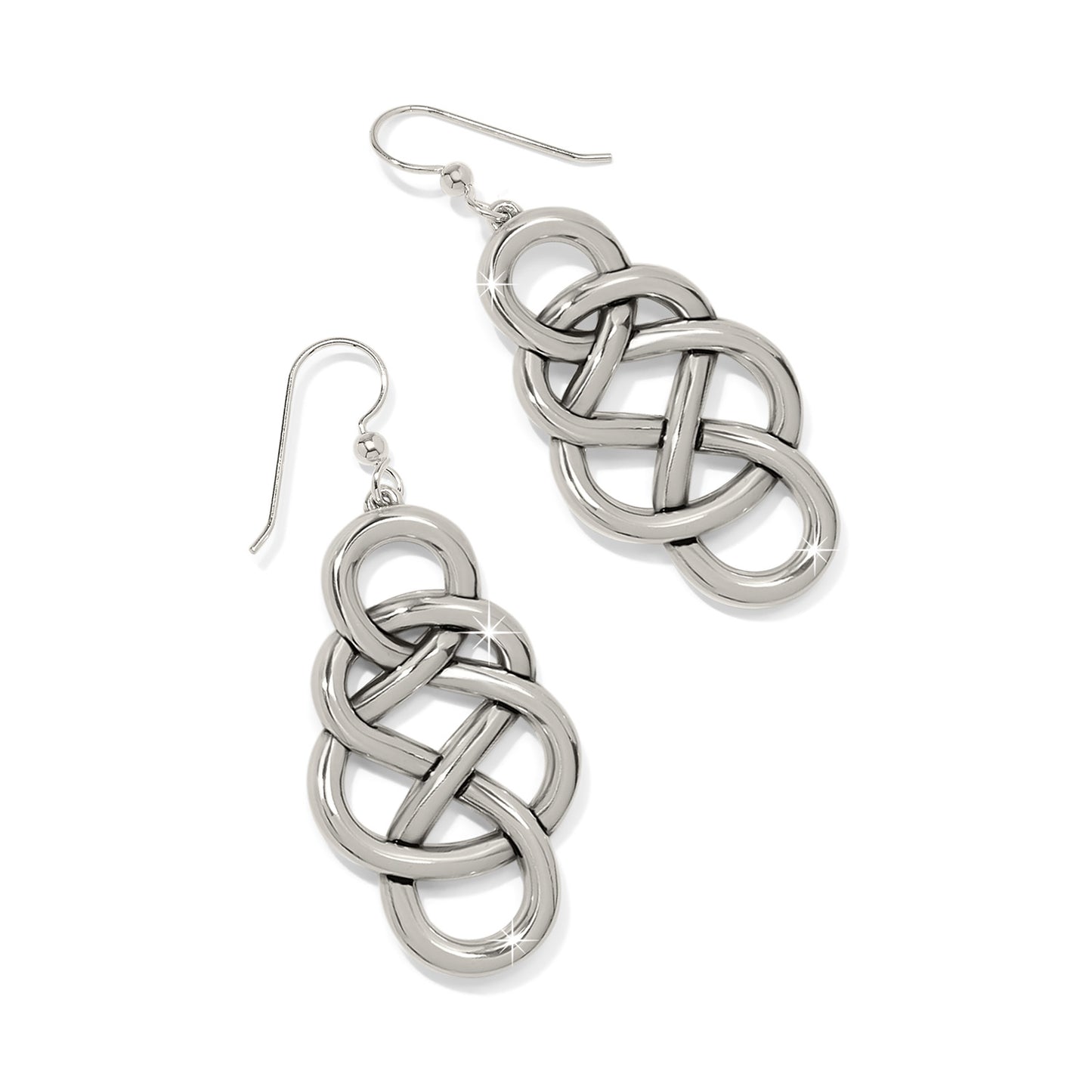 Interlok Braid Drop Earrings