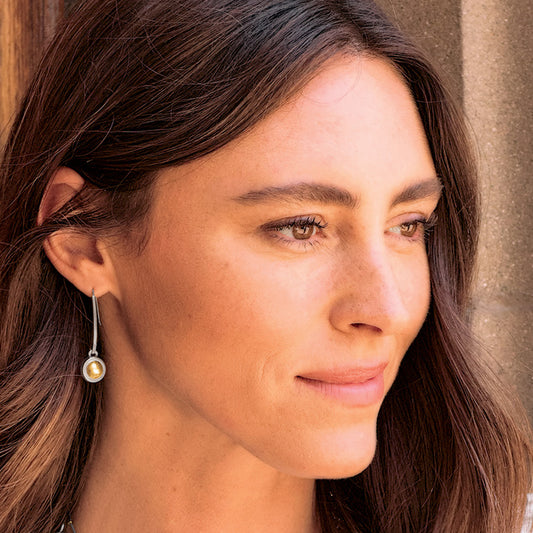 Ferrara Segreta Ball French Wire Earrings