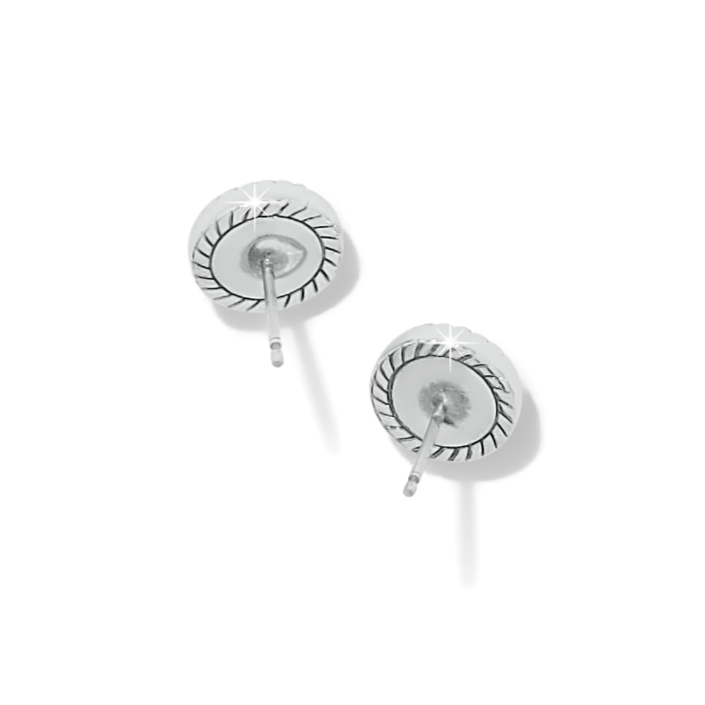 Illumina Celeste Dome Post Earrings | Silver
