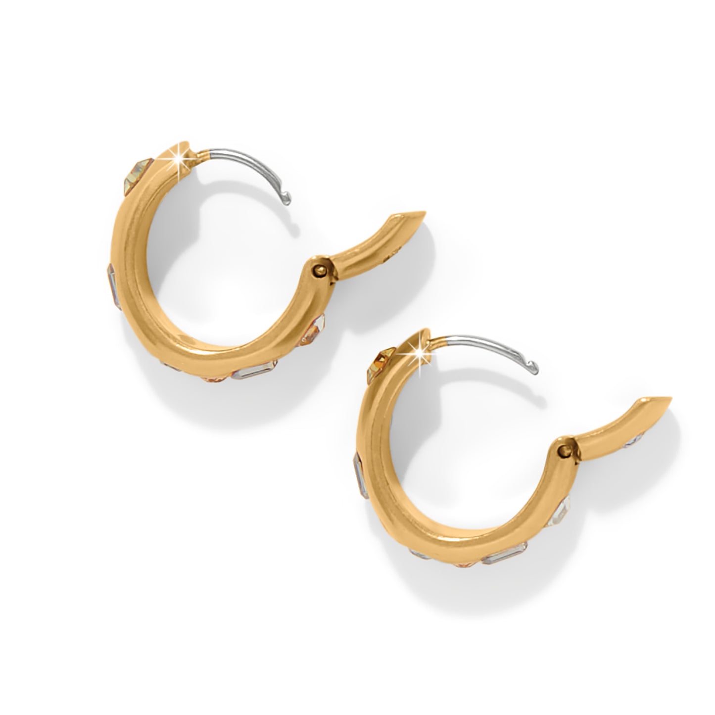 B Radiant Gold Hoop Earrings