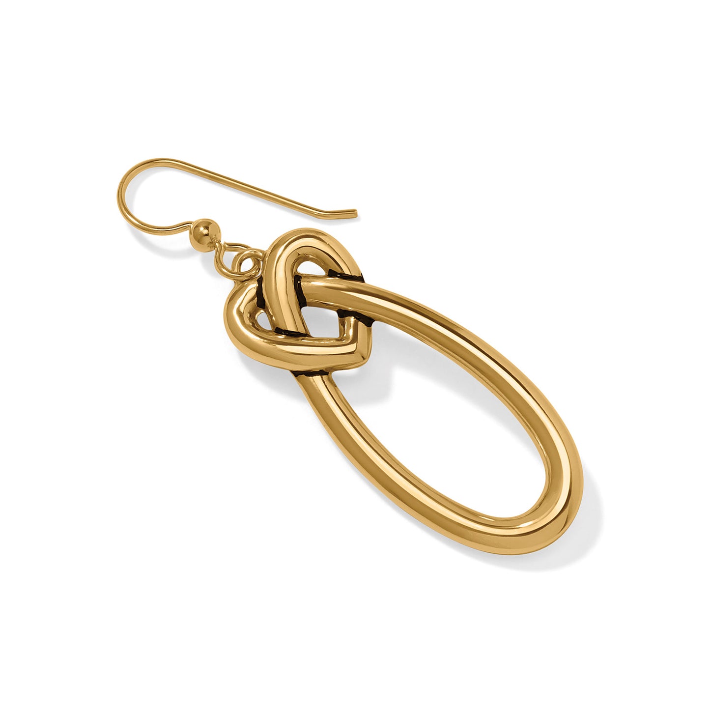 Interlok Linked Hearts French Wire Earrings