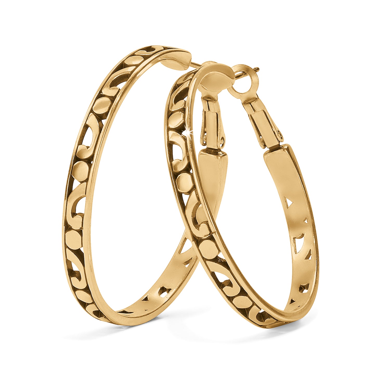 Contempo Gold Large Hoop