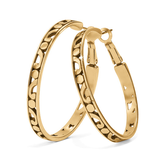 Contempo Gold Large Hoop