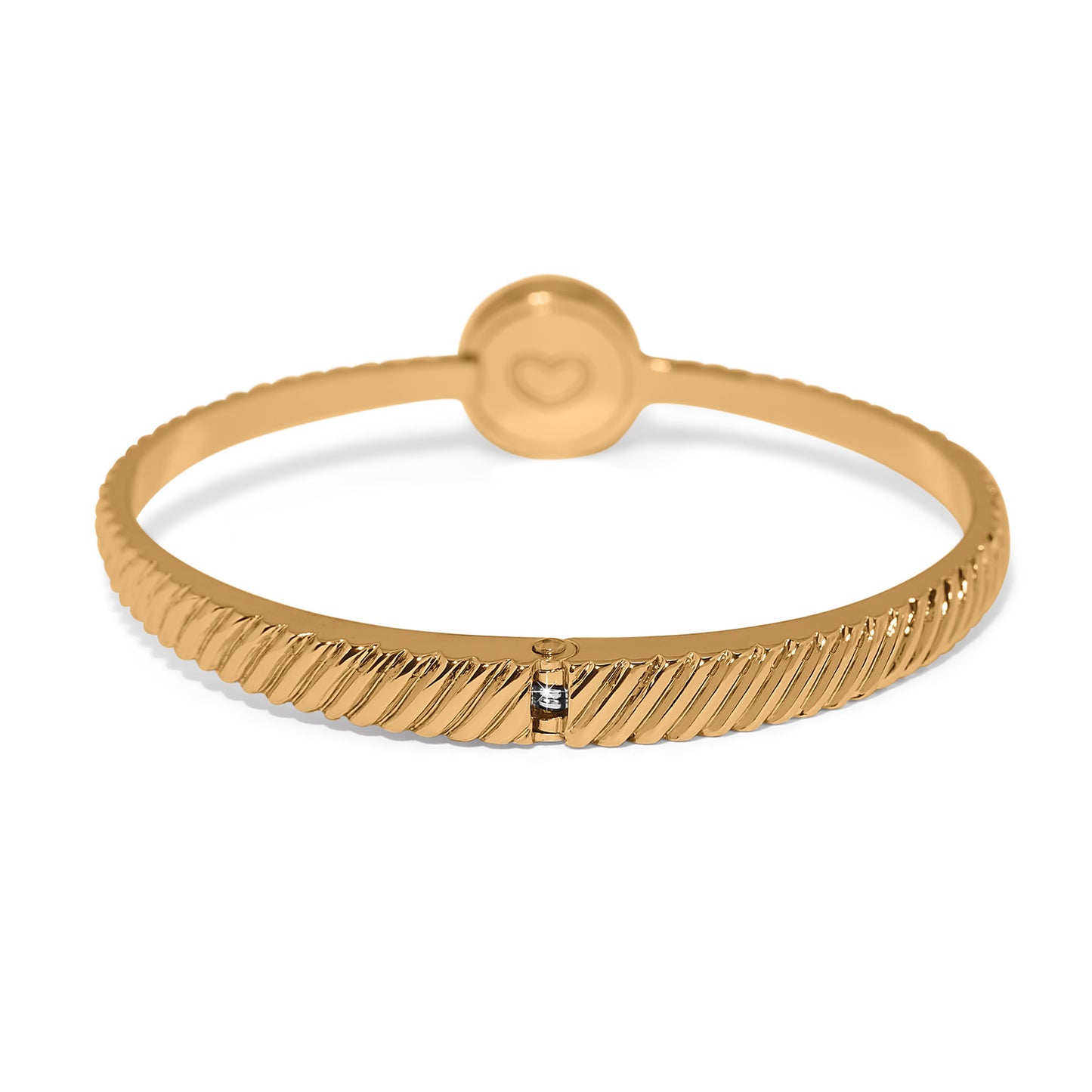 Illumina Celeste Dome Hinged Bangle | Gold