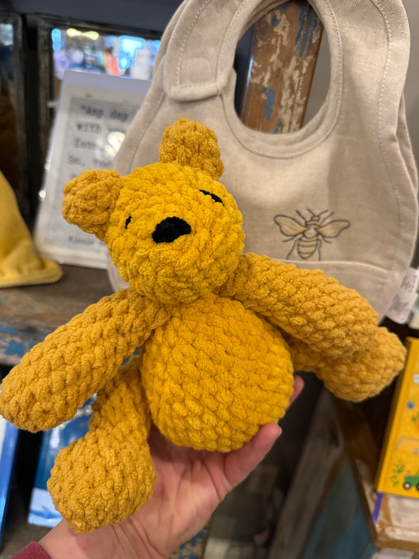 Crocheted Winnie the Pooh