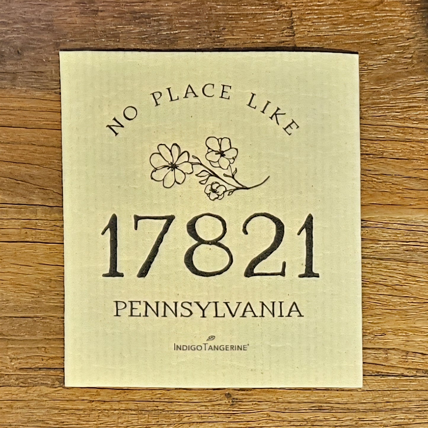Danville Zip Code Dish Cloth