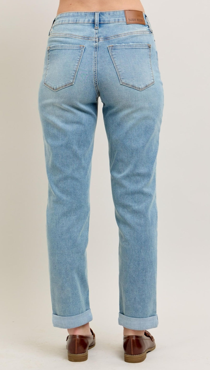V-Front | Boyfriend | Cool Denim Cuff Jeans