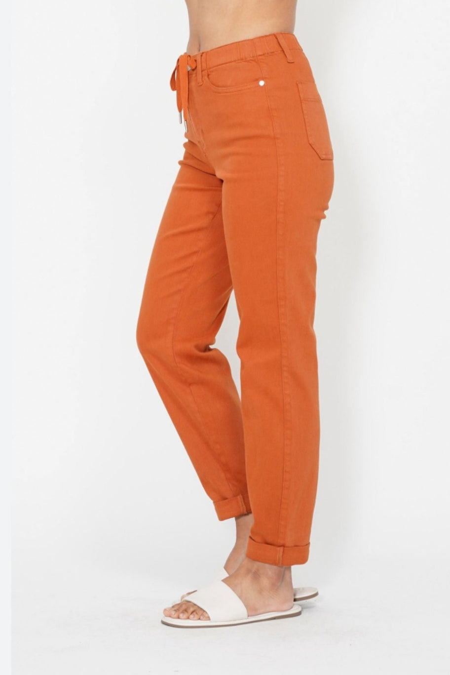 High Waist | Jogger | Auburn Orange