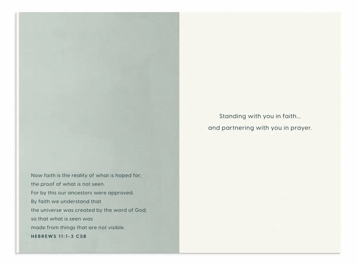 Encouragement Card | Faith Doesn't Make Sense...