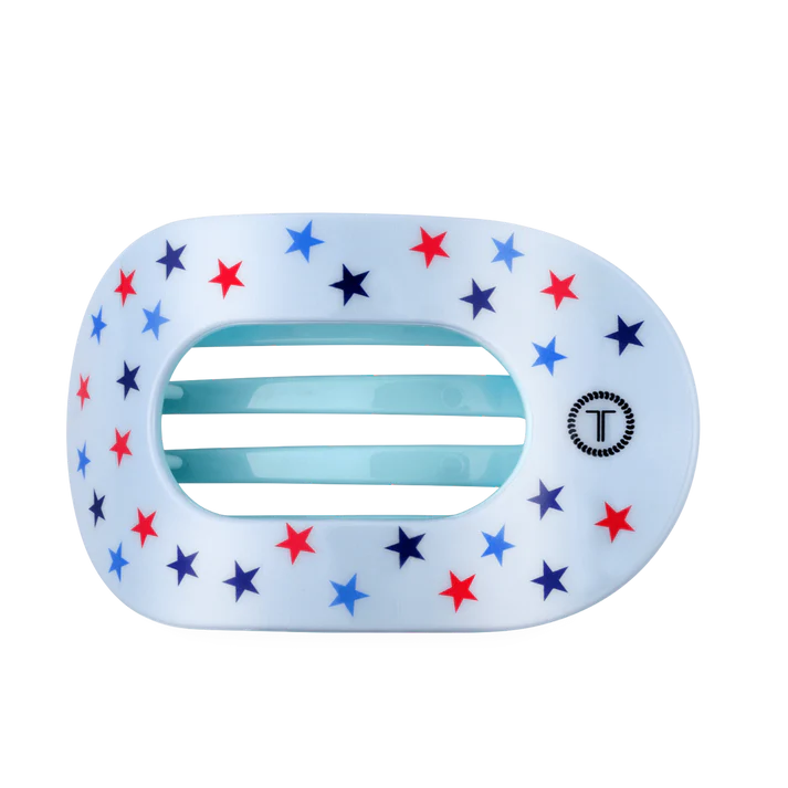 Teleties Flat Round Clip | United We Sparkle