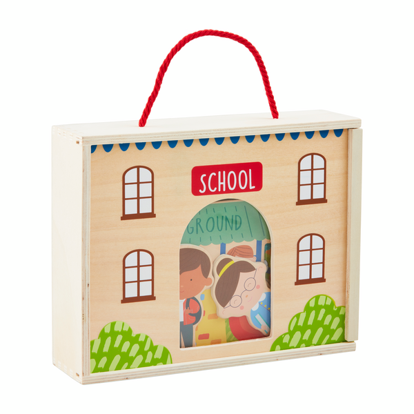 The School House Wood Play Set