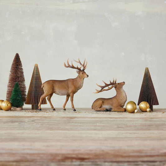 Resin Sitting Deer