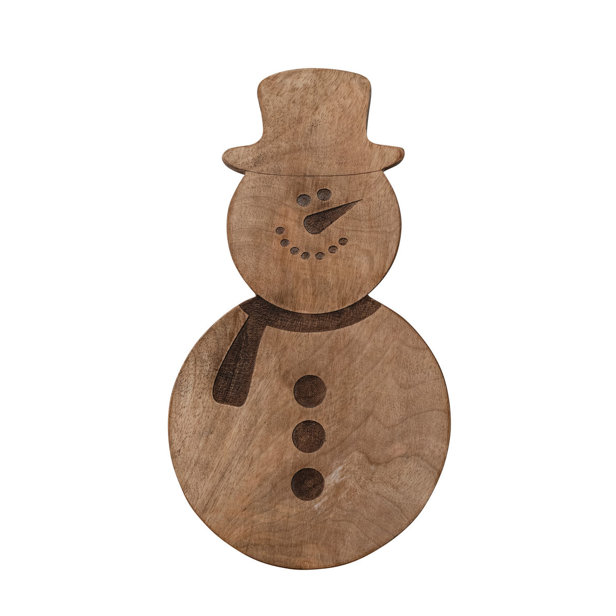 Snowman Shaped Cheese/Serving Board