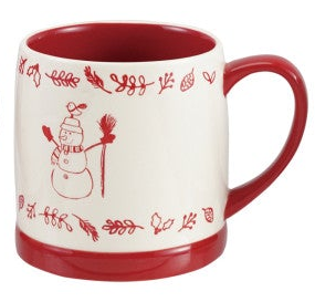 Stoneware Mug W/ Holiday Design