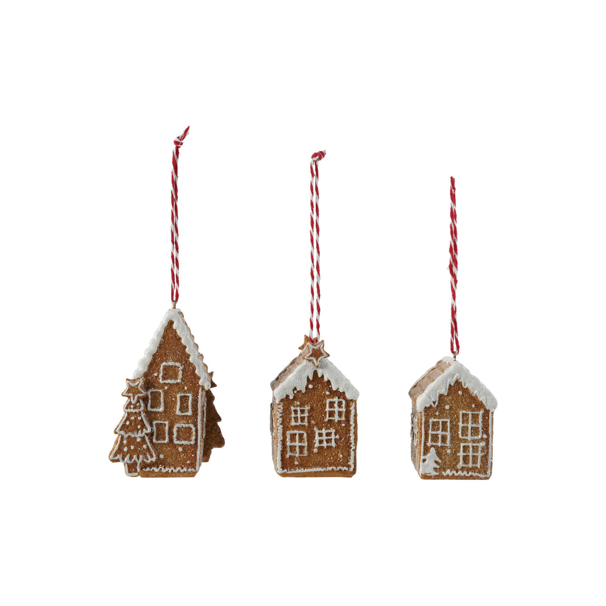 Resin Gingerbread House Ornament