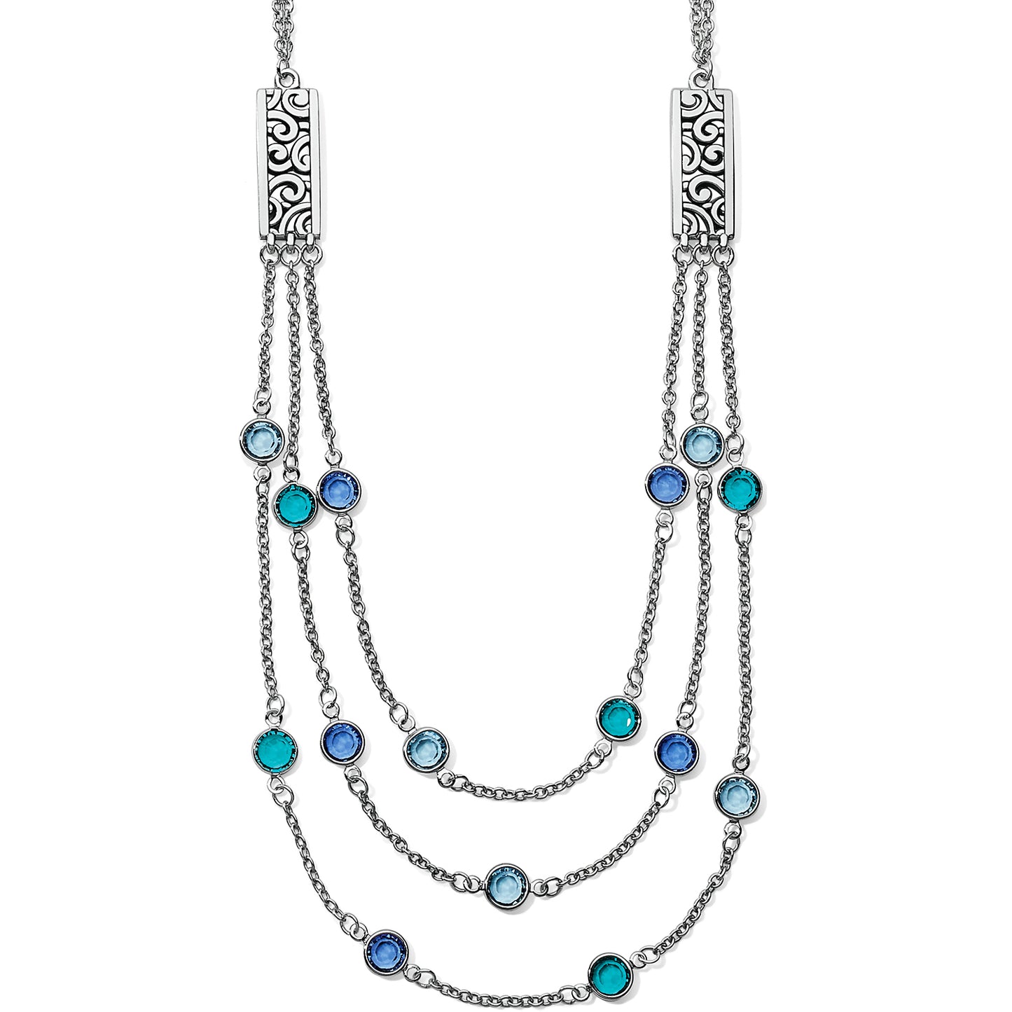 Elora Gems Multi Layer Necklac