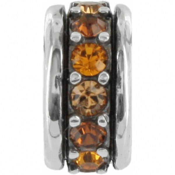 Silver/Topaz Crystal Voyage Spacer