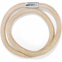 Woodstock Double Leather Bracelet | Linen
