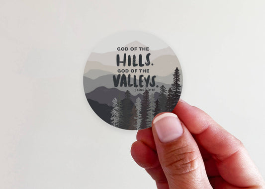 Sticker | God Of The Hills...