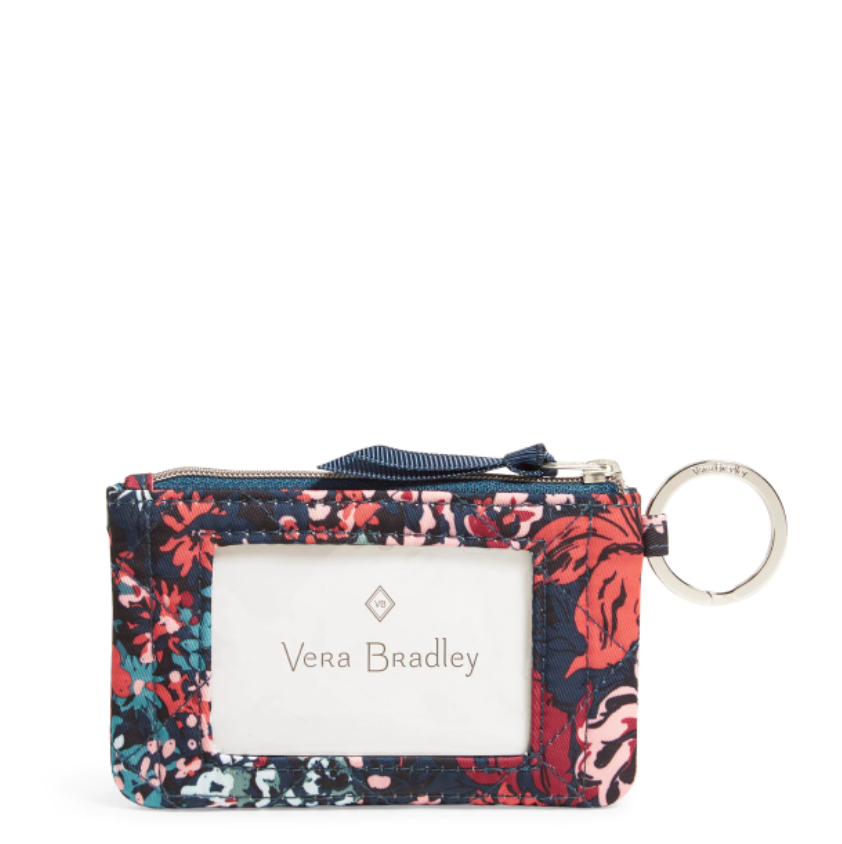 Zip ID Case | Cabbage Rose Cabernet