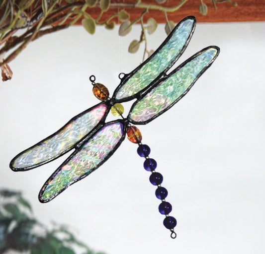 Glass Dragonfly Ornament