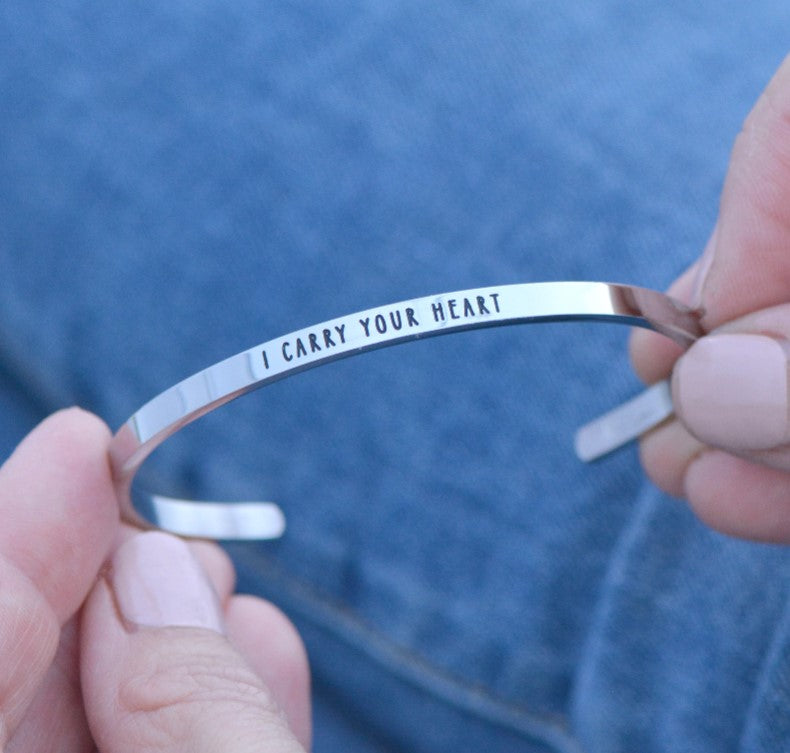 Laurel Denise "I Carry Your Heart" Cuff