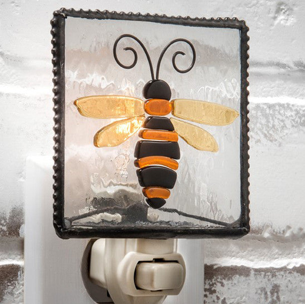 Glass Night Light | Bee