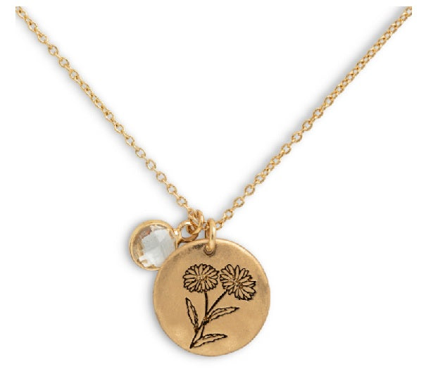 Birthstone Charm Necklace