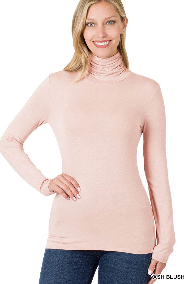 Mock Turtle Neck | Ash Blush