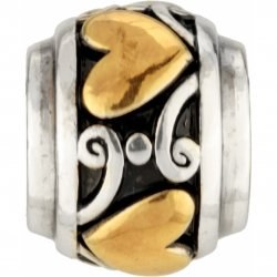 Sil/Gld Matilda Stopper Bead