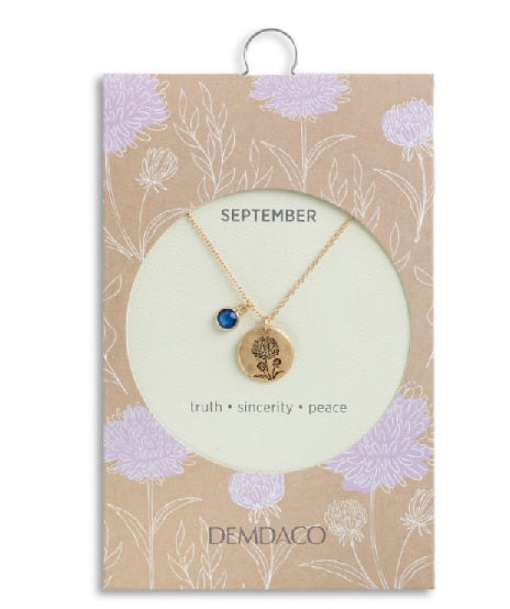 Birthstone Charm Necklace