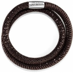 Woodstock Double Leather Bracelet | Chocolate