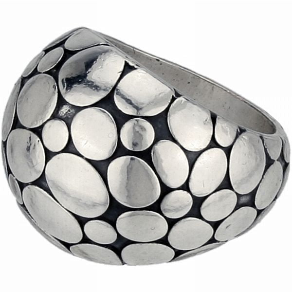Silver Pebble Ring