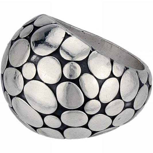 Silver Pebble Ring