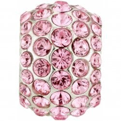 Ice Diva Bead Silver/Pink