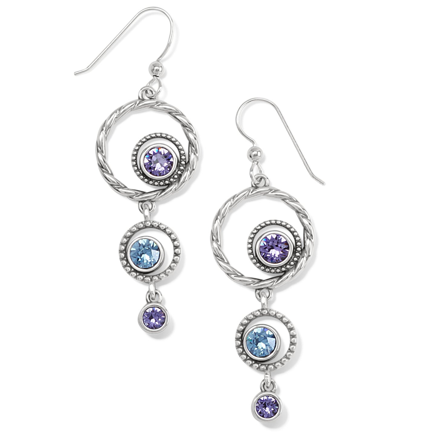 Halo Radiance French Wire Earr