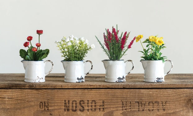 Miniature Pitcher with Flowers