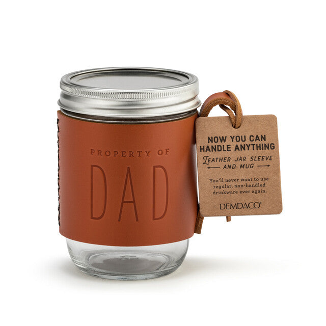 Dad Leather Sleeve Mug