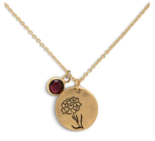 Birthstone Charm Necklace
