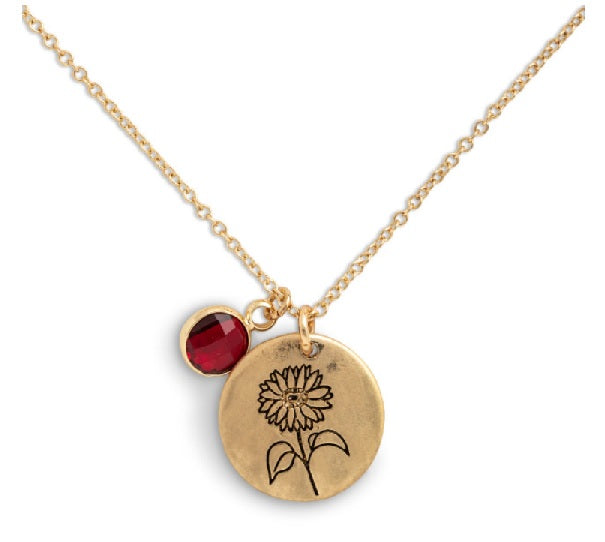 Birthstone Charm Necklace