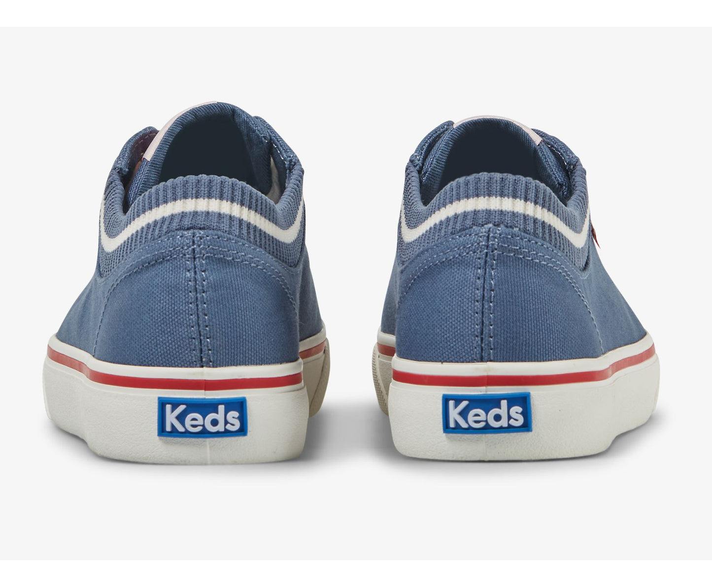 Jump Kick Rib Knit Navy & White