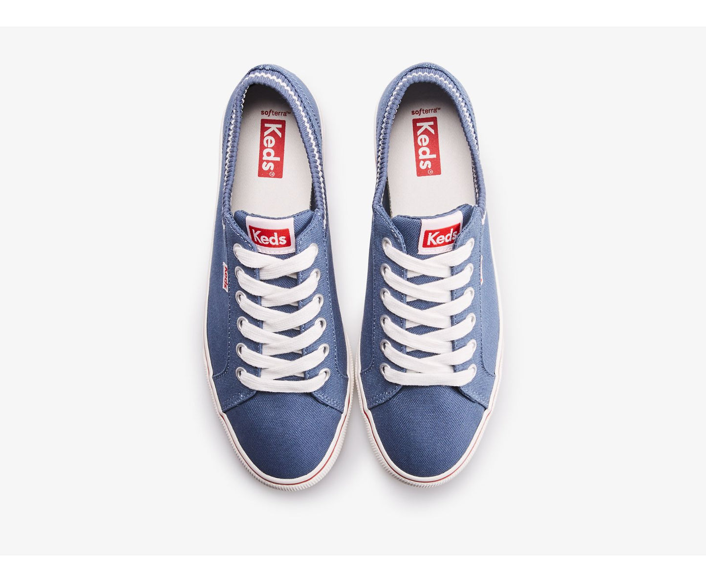Jump Kick Rib Knit Navy & White