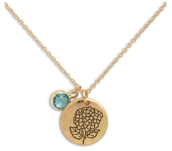 Birthstone Charm Necklace