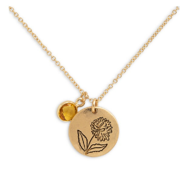 Birthstone Charm Necklace