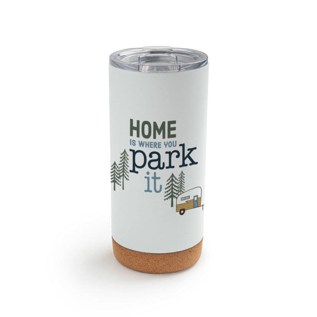 Park It Metal Tumbler/ White