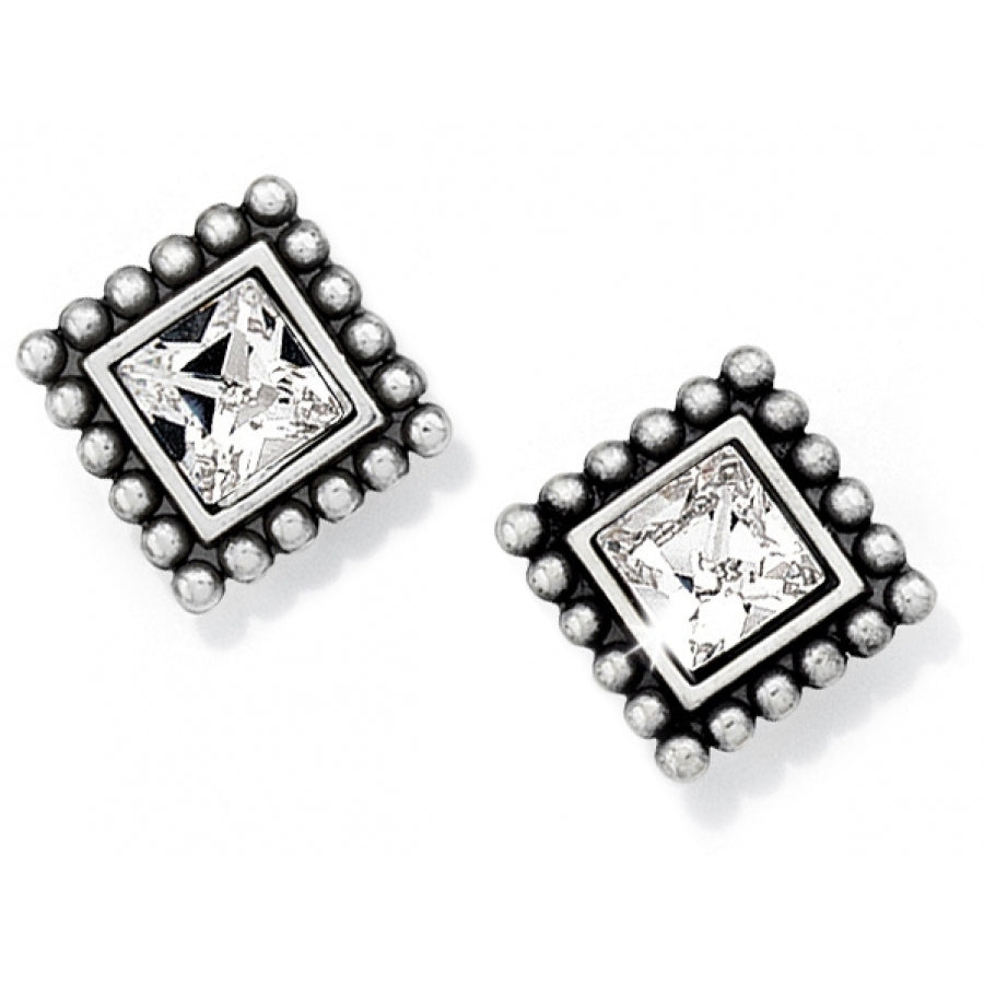 Sparkle Square Earrings