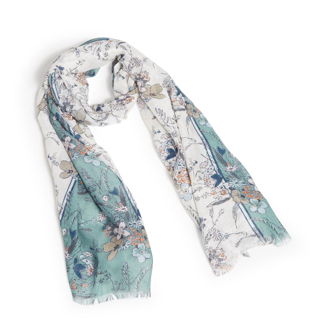 Soft Fringe Scarf | Sunlit Garden Sage