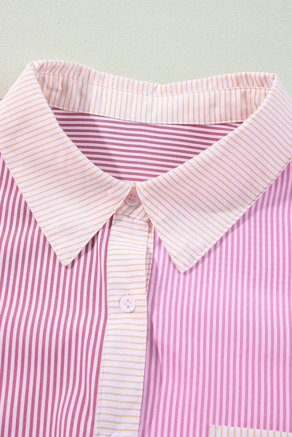 PLUS Exclusive | Pink Stripe Shirt