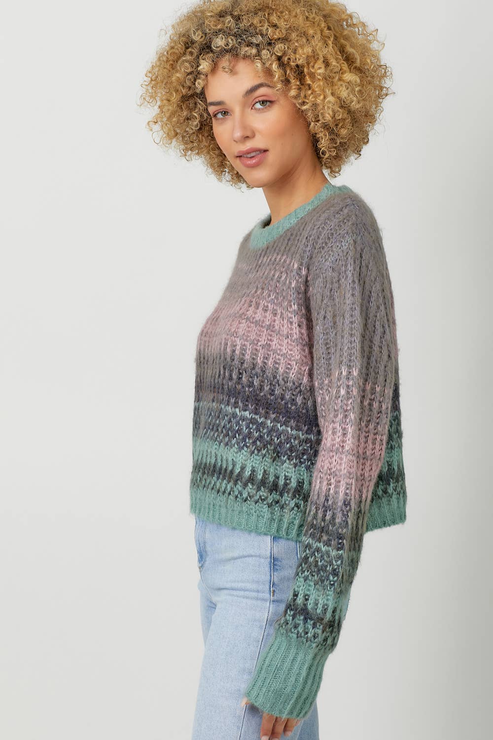 Color Gradation Sweater