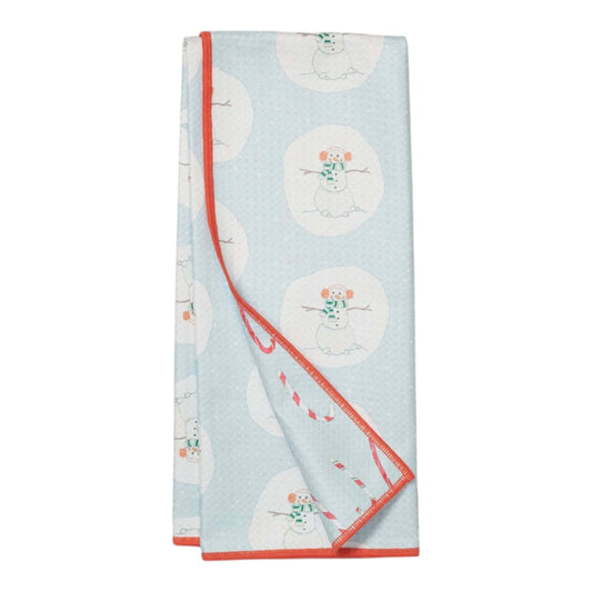 Anywhere Towel Reversible | Happy Snowman